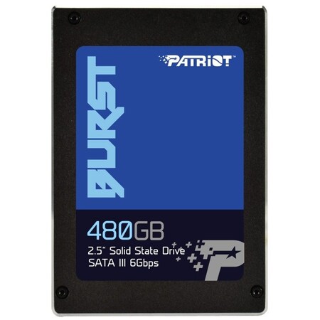 Patriot Memory 480GB Burst 2.5" SSD Drive, PBU480GS25SSDR PBU480GS25SSDR